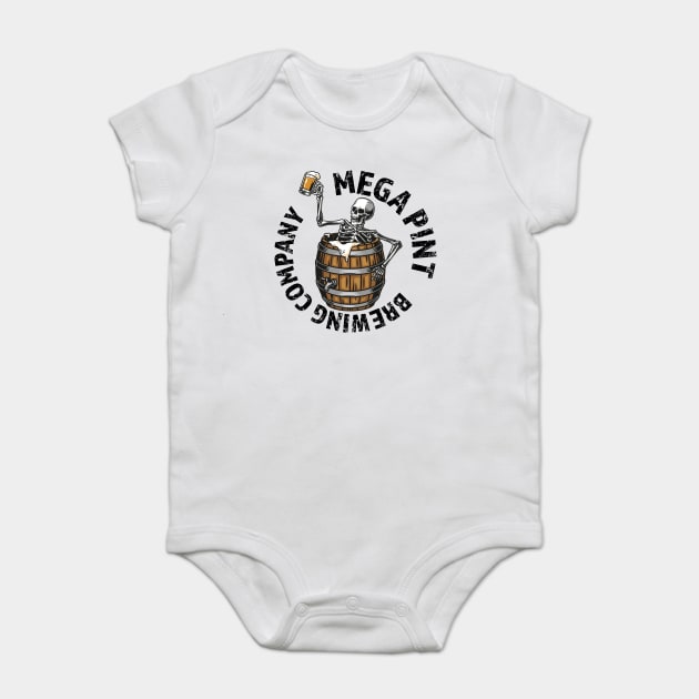 Mega Pint Brewing Company Baby Bodysuit by Cosmo Gazoo